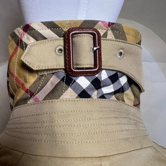 Burberry Yellow Gabardine Camden Car Coat - Picture 13 of 16